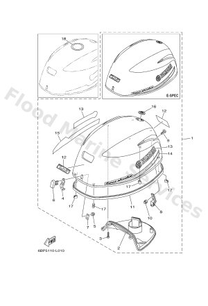 Diagram for TOP COWLING