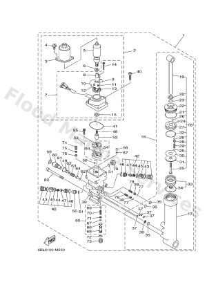 Diagram for POWER TRIM & TILT ASSY