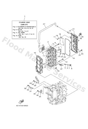 Diagram for CYLINDER & CRANKCASE 2