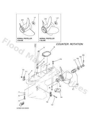 Diagram for LOWER CASING & DRIVE 4