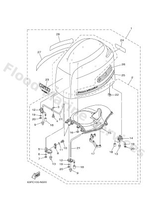 Diagram for TOP COWLING