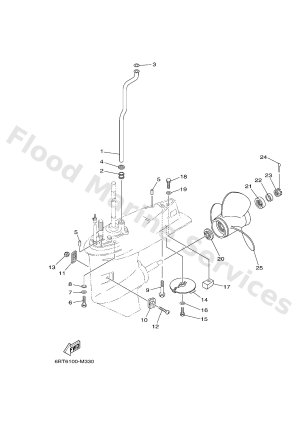 Diagram for LOWER CASING & DRIVE 2