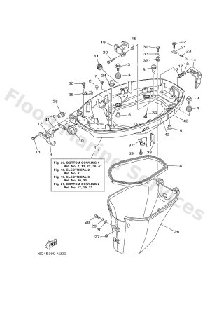 Diagram for BOTTOM COWLING 1
