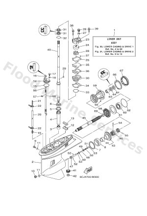 Diagram for LOWER CASING & DRIVE 1