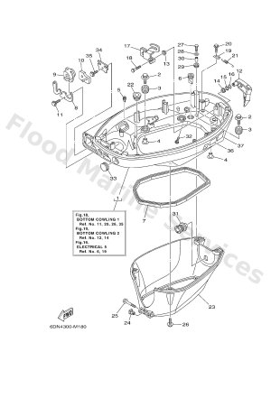 Diagram for BOTTOM COWLING 1