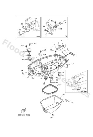 Diagram for BOTTOM COWLING