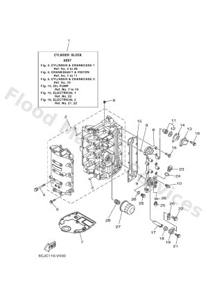 Diagram for CYLINDER & CRANKCASE 1
