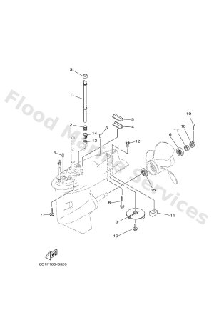Diagram for LOWER CASING & DRIVE 2