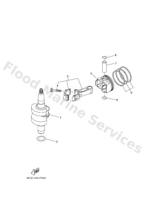 Diagram for CRANKSHAFT & PISTON