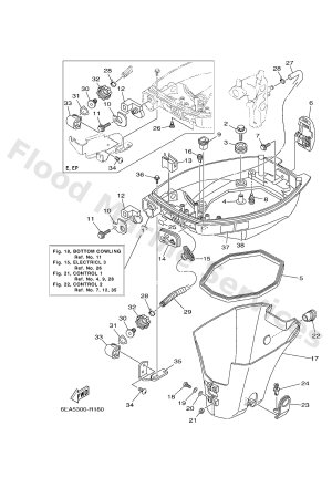 Diagram for BOTTOM COWLING