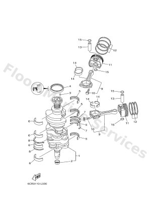 Diagram for CRANKSHAFT & PISTON