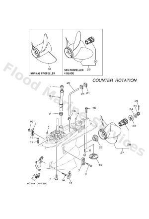 Diagram for LOWER CASING & DRIVE 4