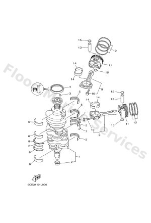 Diagram for CRANKSHAFT & PISTON