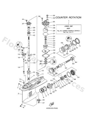 Diagram for LOWER CASING & DRIVE 3