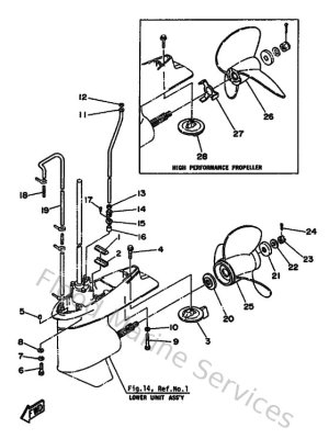 Diagram for Lower Casing & Drive 2