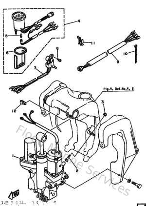 Diagram for Power Trim & Tilt Assy