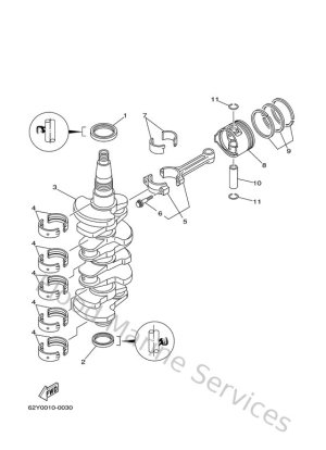 Diagram for Crankshaft & Piston