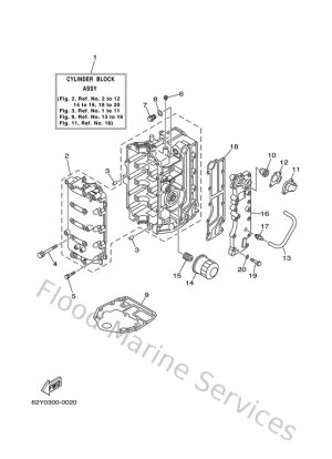 Diagram for Cylinder. Crankcase