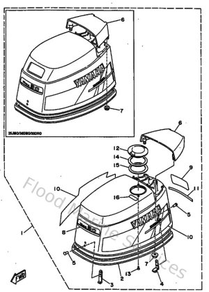 Diagram for Top Cowling