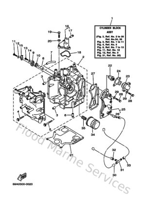 Diagram for Cylinder & Crankcase
