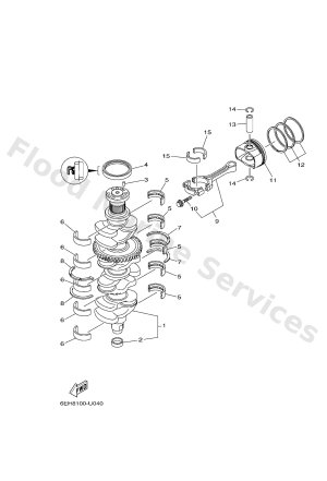 Diagram for CRANKSHAFT & PISTON