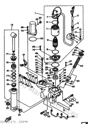 Diagram for Power Trim & Tilt Assy