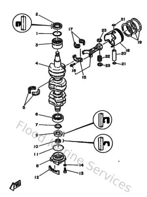 Diagram for Crankshaft & Piston