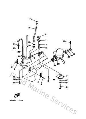 Diagram for Lower Casing & Drive 2