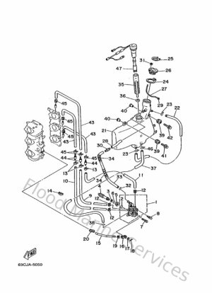 Diagram for Oil Pump 1 (MANUAL START)