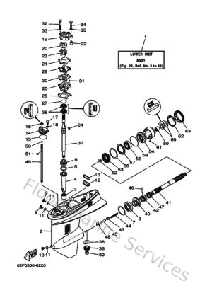 Diagram for Lower Casing & Drive 3