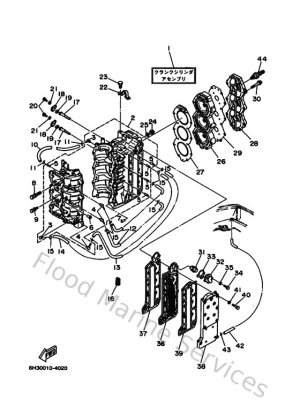 Diagram for Cylinder & Crankcase