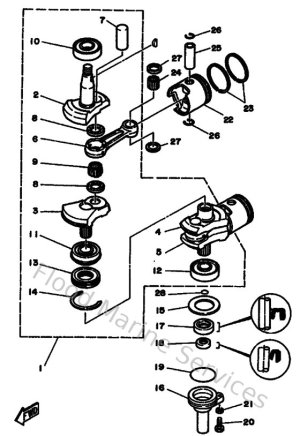 Diagram for Crankshaft & Piston