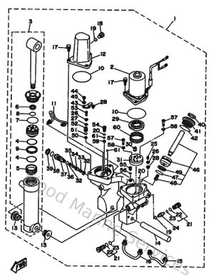 Diagram for Power Trim & Tilt Assy