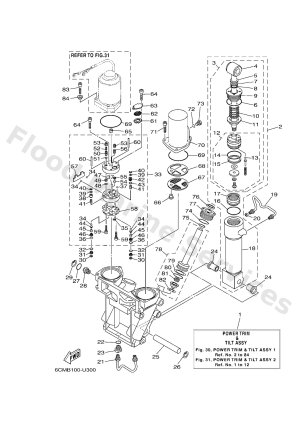 Diagram for POWER TRIM & TILT ASSY 1