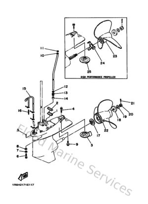 Diagram for Lower Casing & Drive 2