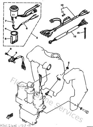Diagram for Power Trim & Tilt Assy