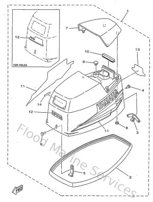 Diagram for Capot Supprieur