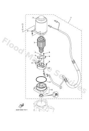 Diagram for POWER TRIM & TILT ASSY 2