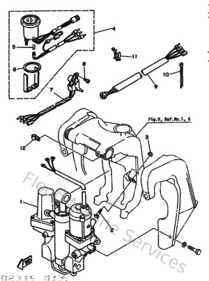 Diagram for Power Trim & Tilt Assy