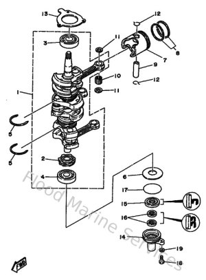 Diagram for Crankshaft & Piston