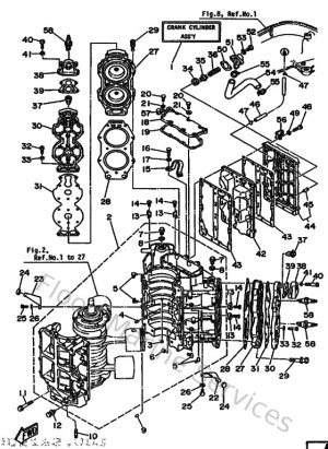 Diagram for Cylinder & Crankcase