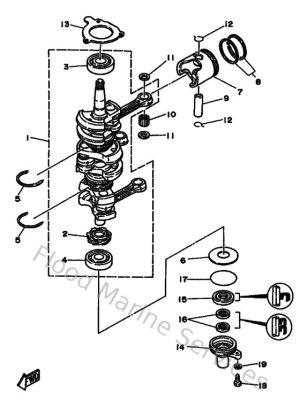 Diagram for Crankshaft & Piston