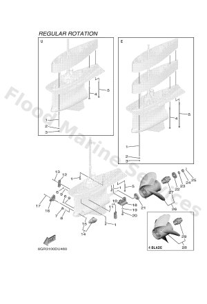 Diagram for LOWER CASING & DRIVE 3