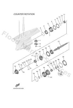 Diagram for LOWER CASING & DRIVE 5