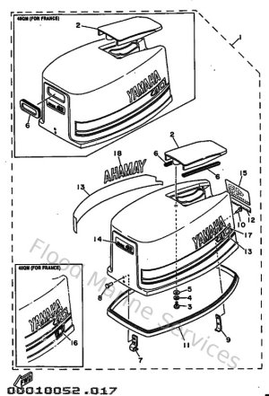 Diagram for Top Cowling
