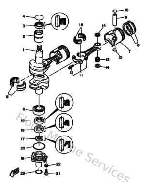 Diagram for Crankshaft & Piston