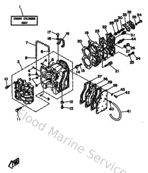 Diagram for Cylinder & Crankcase