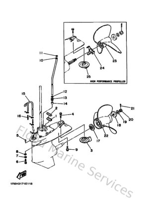 Diagram for Lower Casing & Drive 2