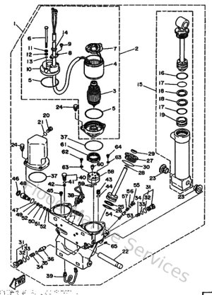Diagram for Power Trim & Tilt Assy