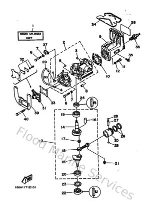 Diagram for Cylinder & Crankcase